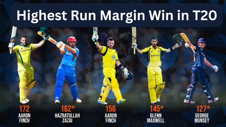 Highest Run Margin Win in T20