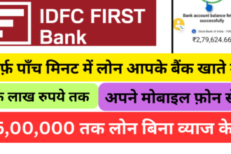 Personal Loan Without Income Proof : IDFC First Bank